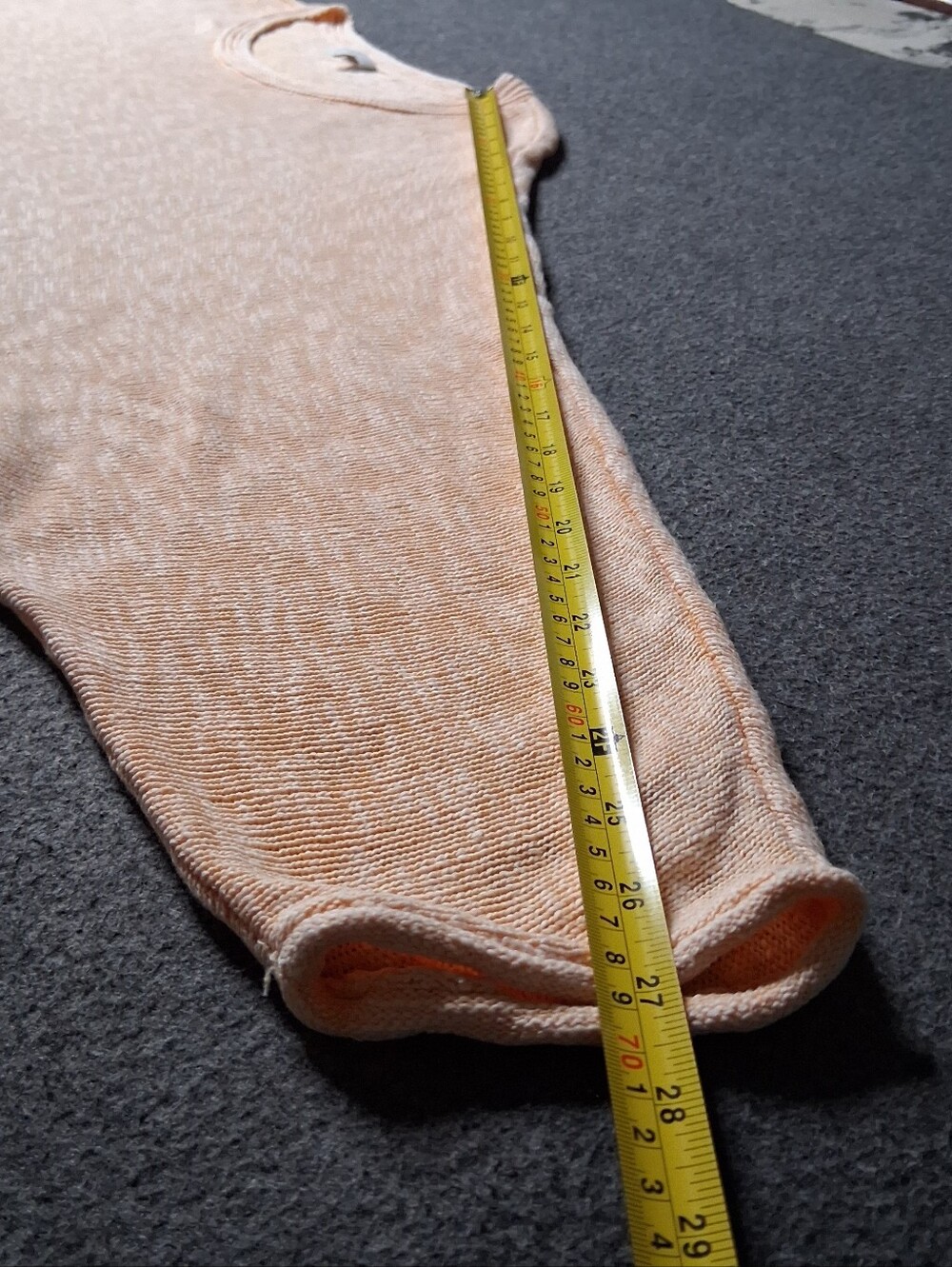 J. Jill Womens Peach 100% Cotton Knit Dolman Long Sleeve Oversized Sweater 4X - Picture 9 of 12
